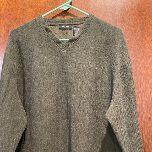 Men’s velour sweater - Picture 1 of 4
